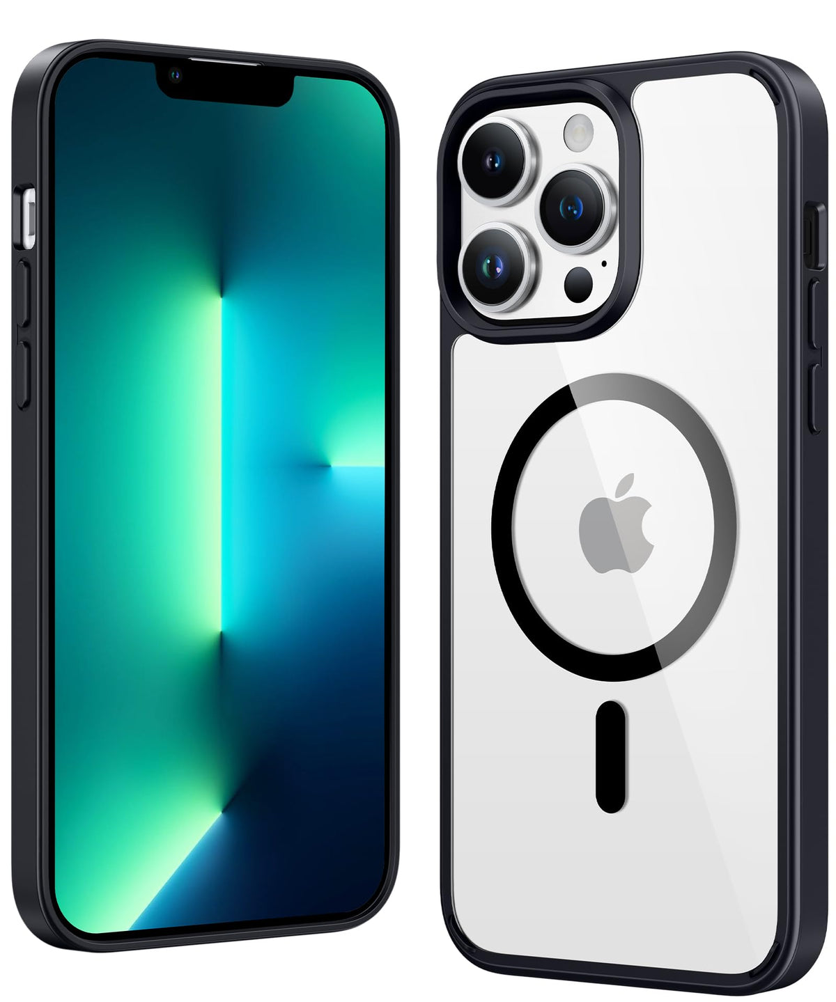 FNTCASE for iPhone Case Clear Magnetic Compatible with Magsafe