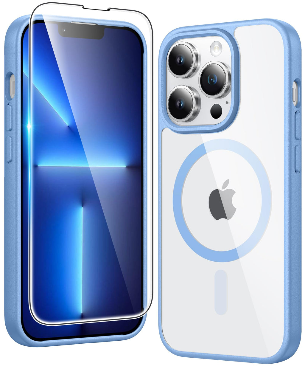 FNTCASE for iPhone Case Clear Magnetic Compatible with Magsafe
