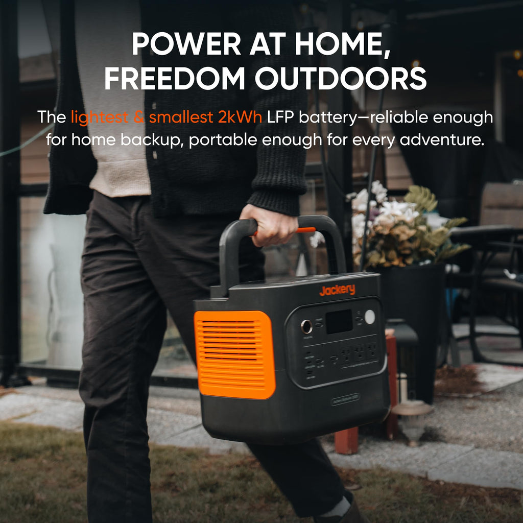 Jackery Explorer 2000 v2 2042Wh Portable Power Station