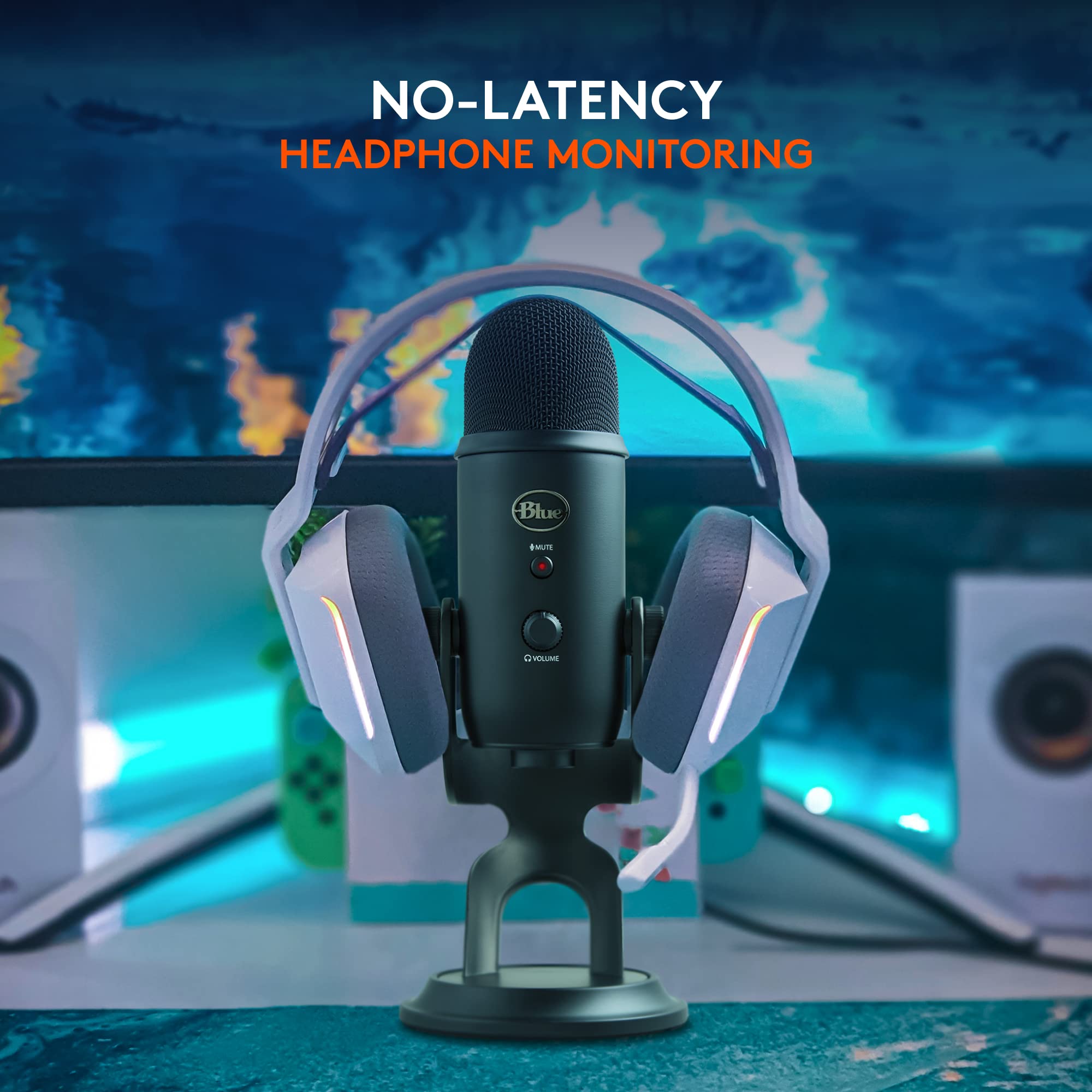 LOGAM Logitech Creators Blue Yeti USB Microphone for PC