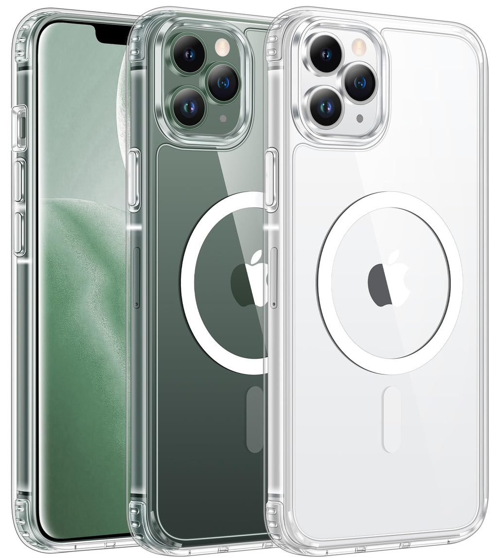 FNTCASE for iPhone Case Clear Magnetic Compatible with Magsafe