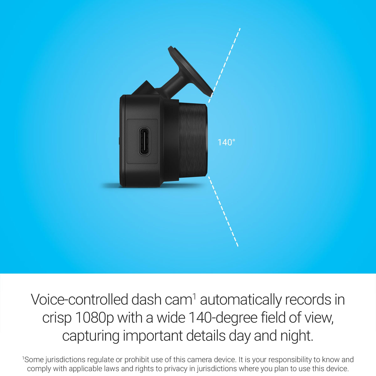 Garmin Compact Dash Camera for Everyday Driving