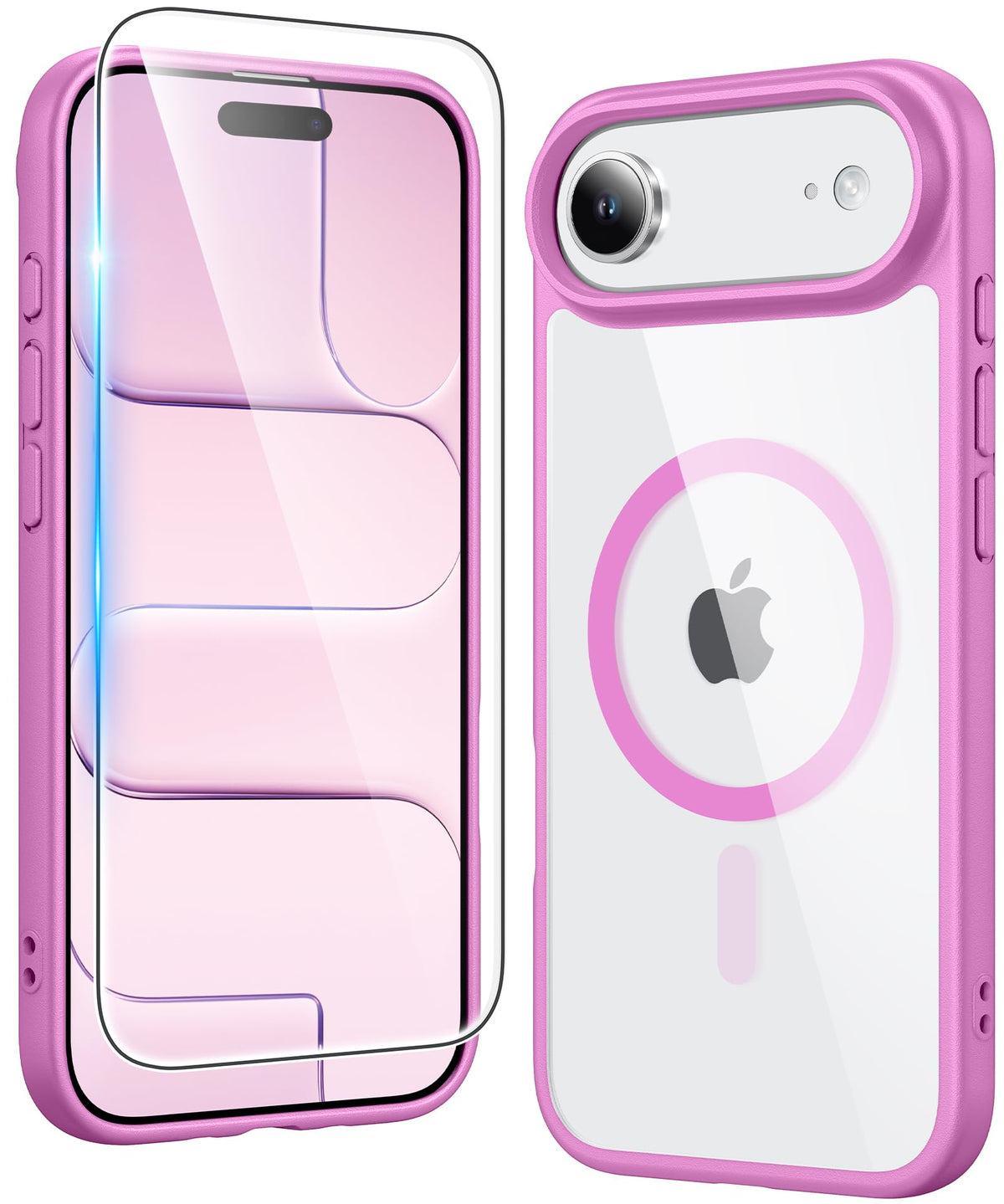 FNTCASE for iPhone Case Clear Magnetic Compatible with Magsafe