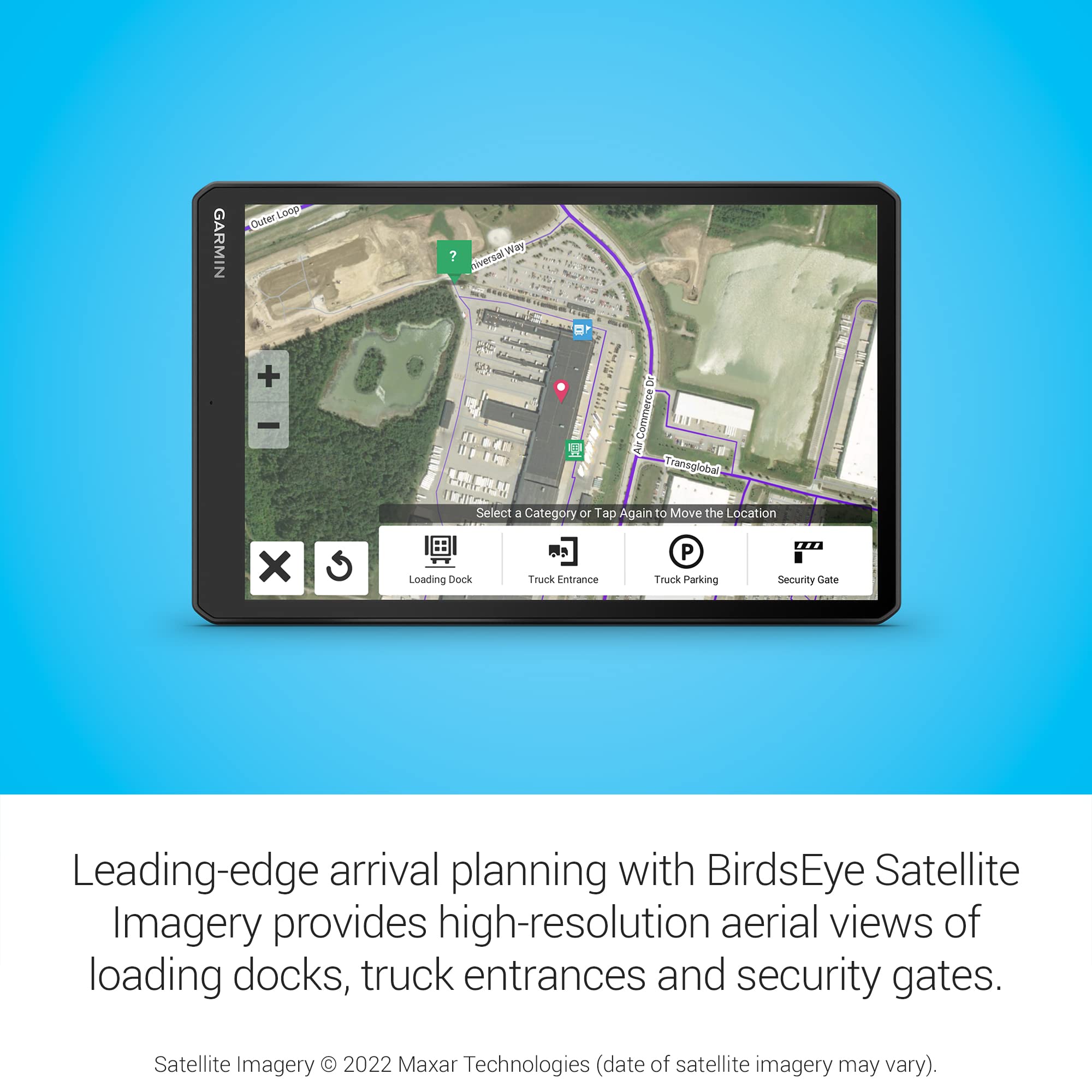 Garmin dēzl OTR1010 10-Inch GPS Truck Navigator