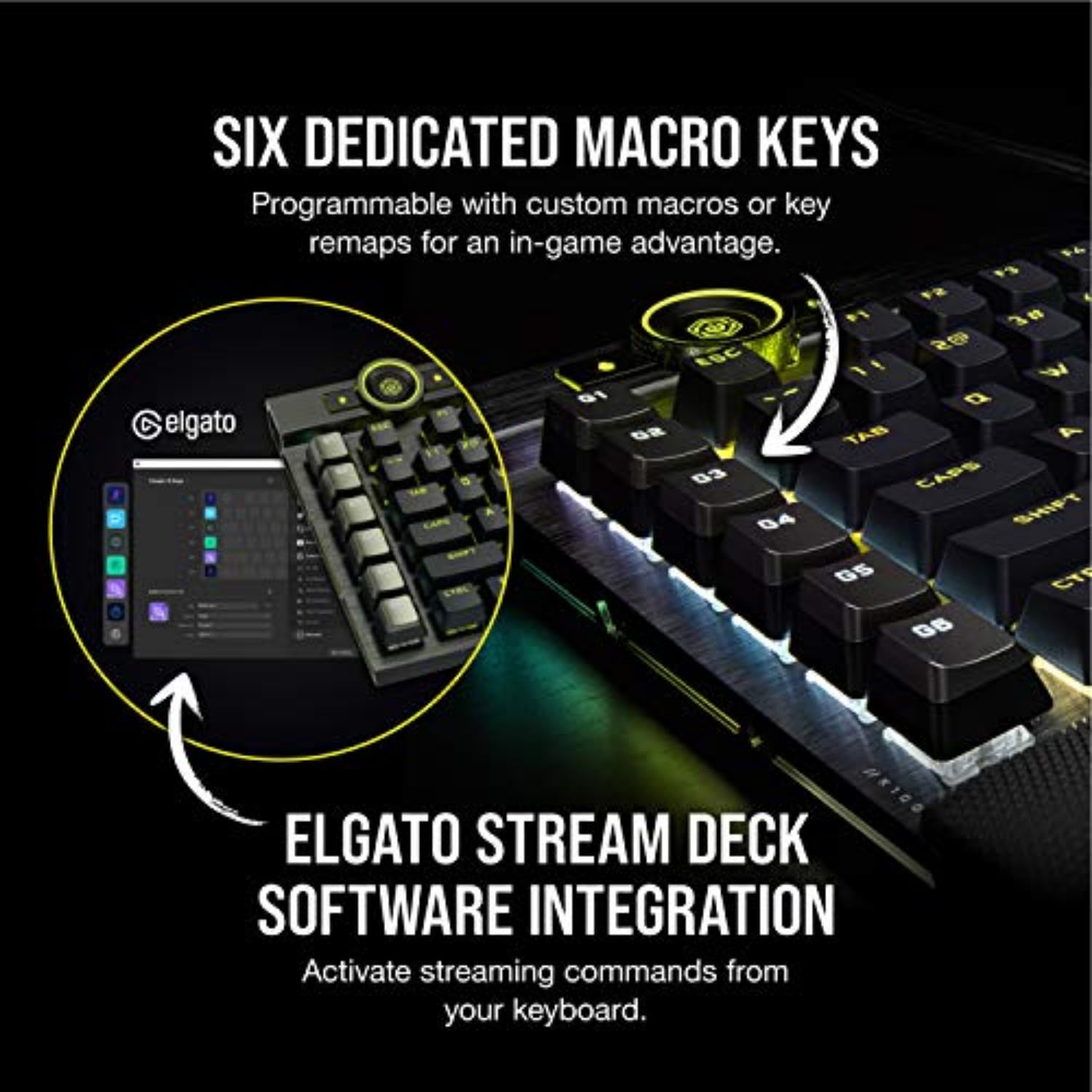 Corsair K100 RGB Optical-Mechanical Gaming Keyboard