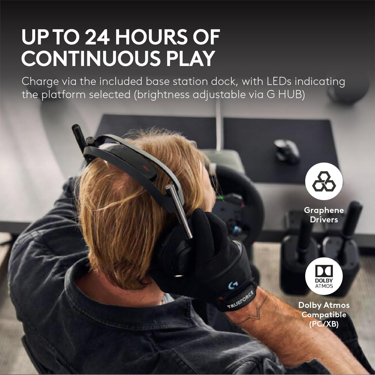 Logitech G Astro A50 X Omni-Platform Wireless Gaming Headset + Base Station