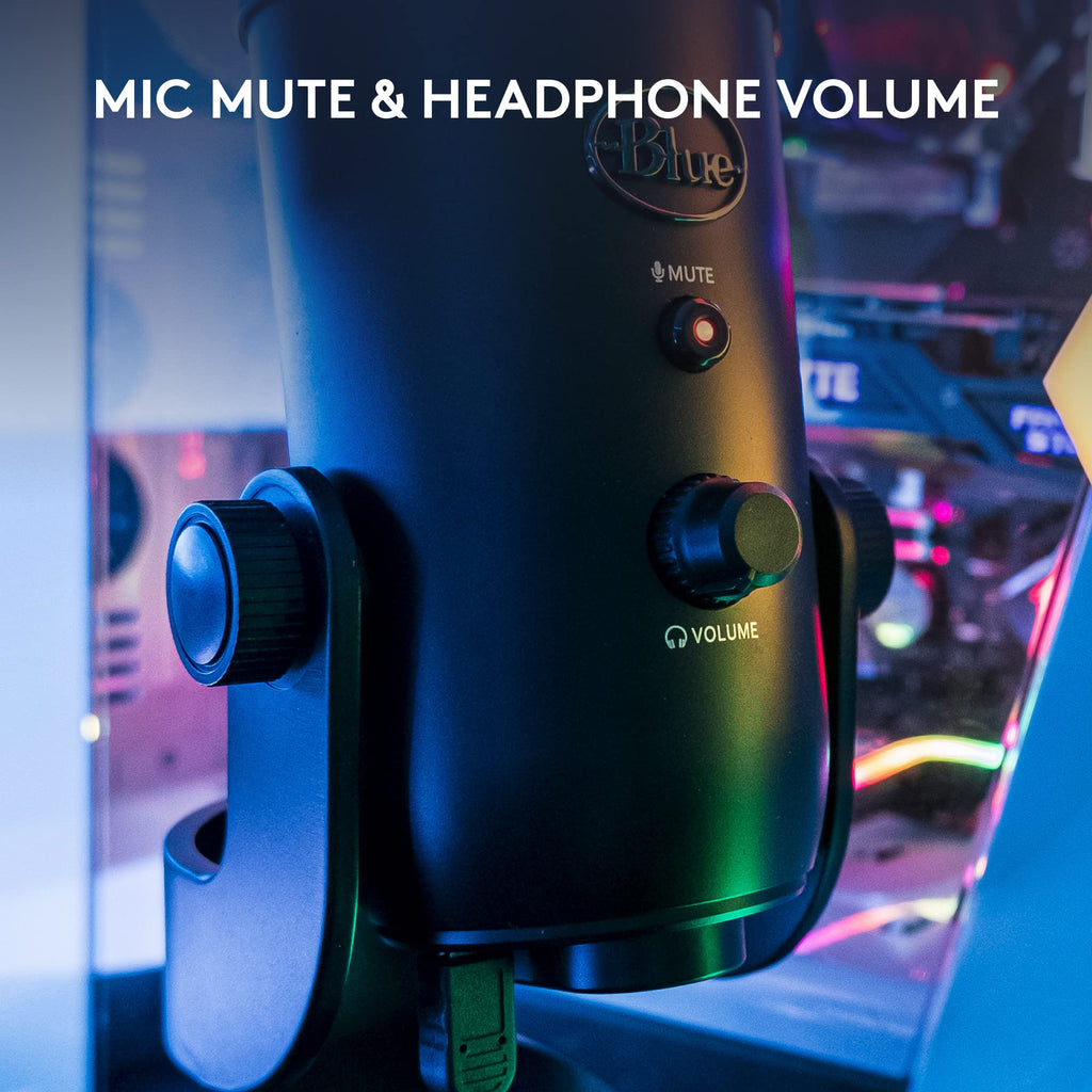 LOGAM Logitech Creators Blue Yeti USB Microphone for PC