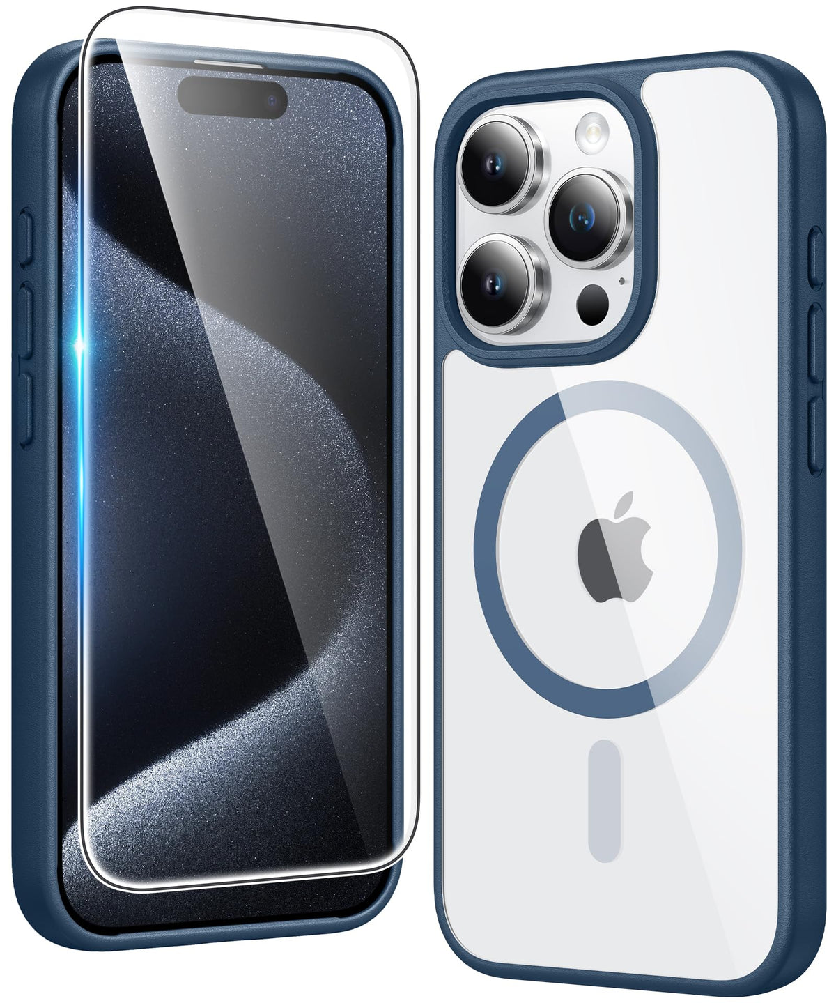 FNTCASE for iPhone Case Clear Magnetic Compatible with Magsafe