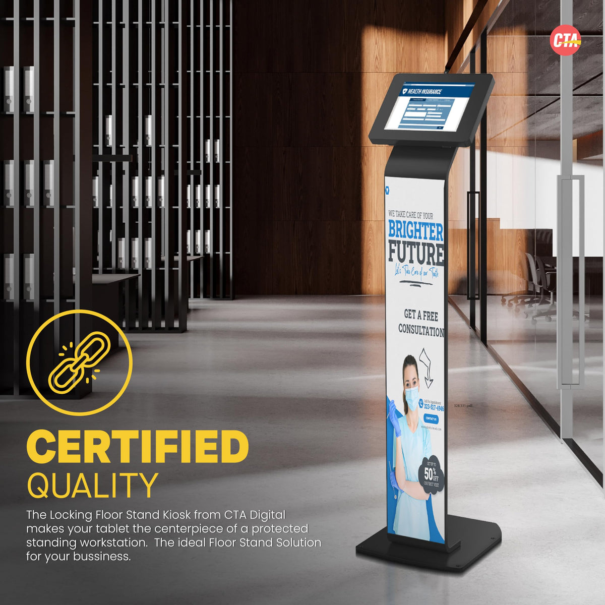 Premium Kiosk Floor Stand