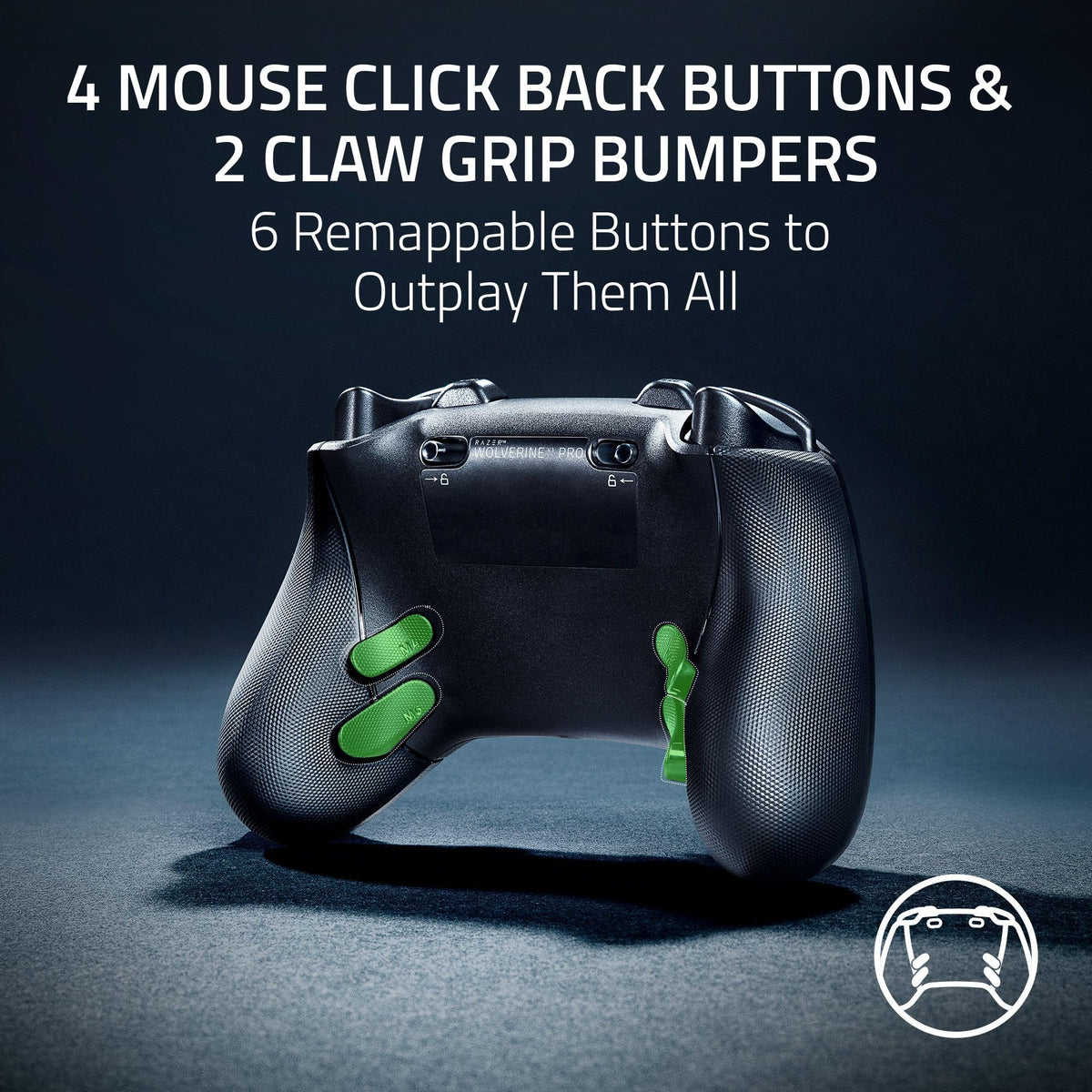 Razer Wolverine V3 Pro Wireless Gaming Controller: Licensed for Xbox Series X|S, Xbox One, Windows PC - 6 Remappable Buttons